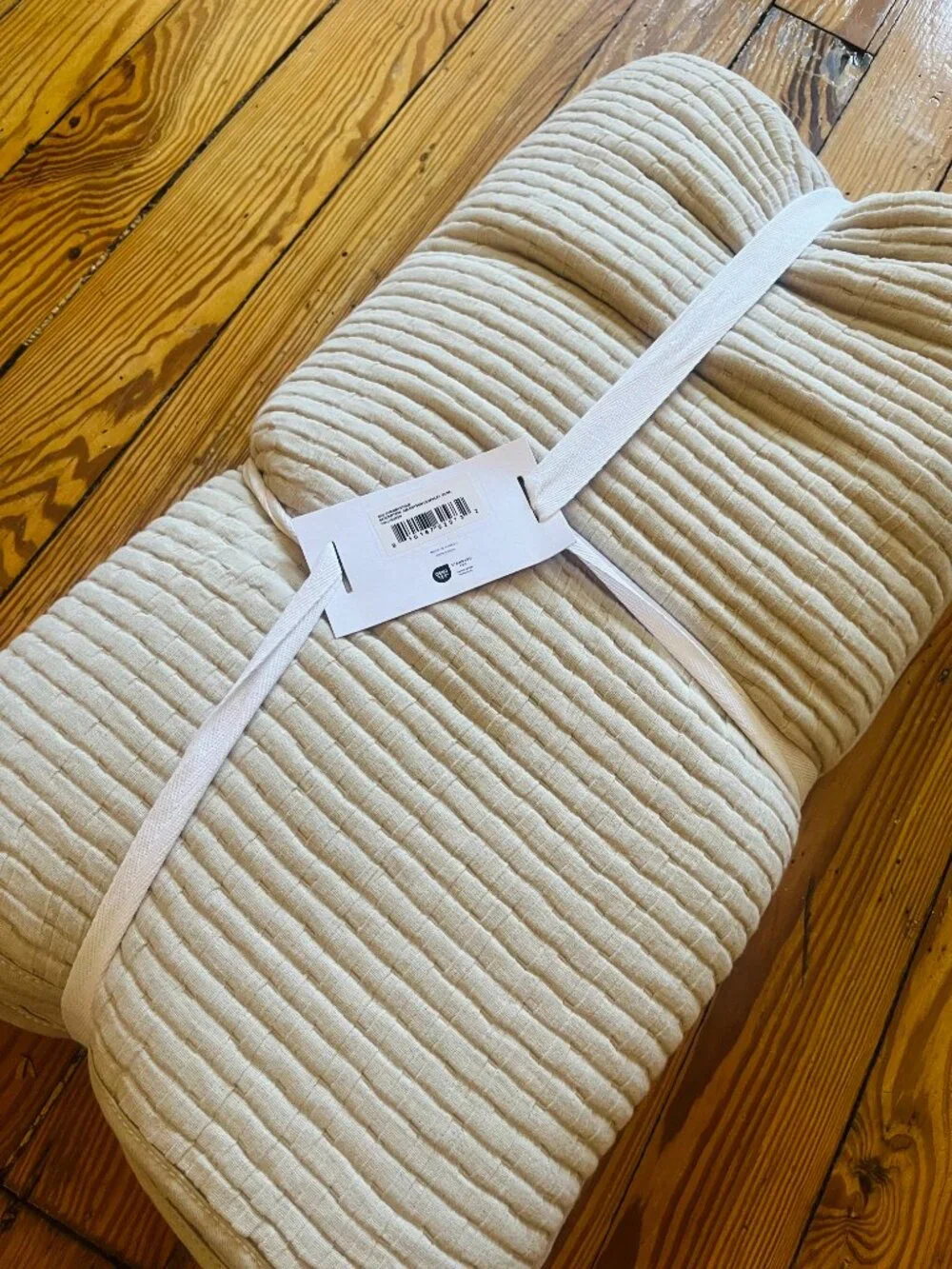 Parachute Air Cotton Coverlet - Size/Queen - Color/Bone